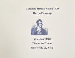 Burns Night 27th January 2025